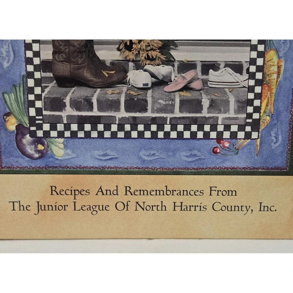 TEXAS TIES Cookbook, Junior‎ League of North Harris County SPRING TX (1997) GUC